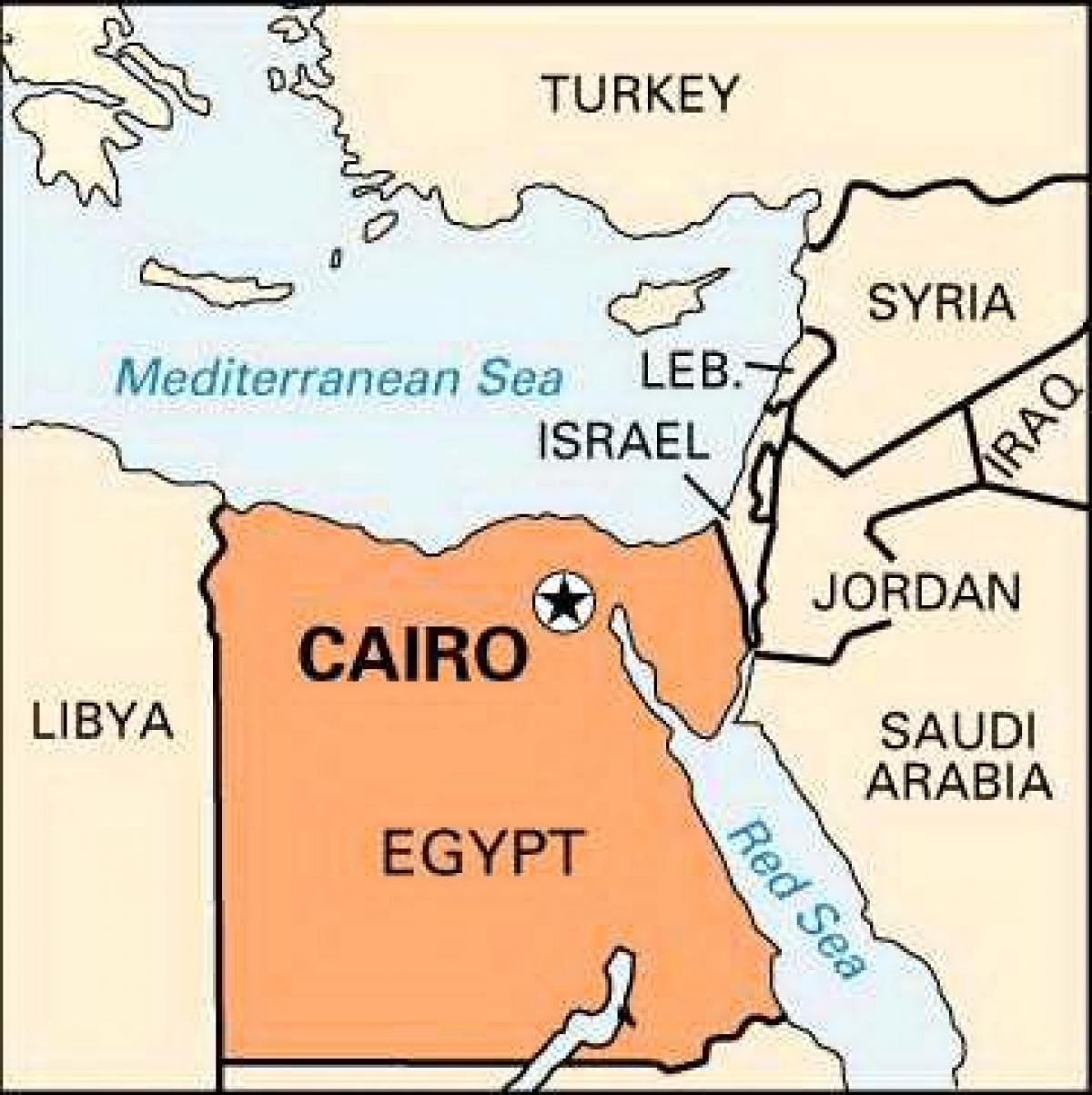 Zemljevid kairo mesto
