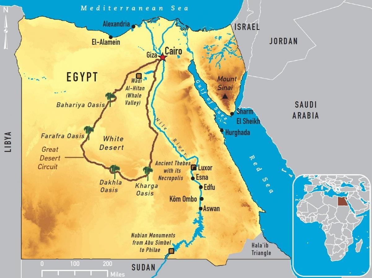 kairo zemljevid sveta