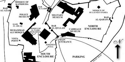 Zemljevid kairu citadela