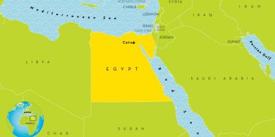 Glavno mesto egipta zemljevid